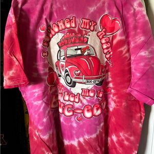Pink Tie-Dye buc-ees Shirt